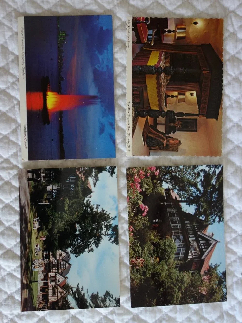 Lot of 6 unused Vntg Canada (Victoria / Windsor) Postcards